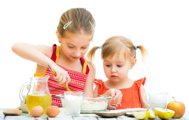 Wall Mural - sisters cooking 