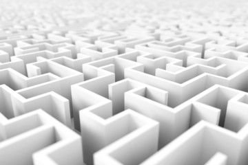 Endless maze background