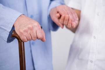 Canvas Print - Close-up of man's hand