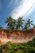 Cliffs at Varkala beach india