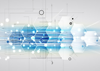 New future technology concept abstract background