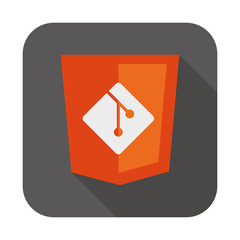 Wall Mural - vector illustration web development shield sign showing