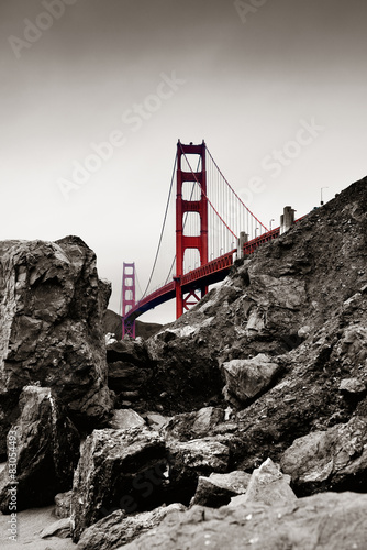 Naklejka na szybę Golden Gate Bridge