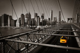 Fototapeta Mosty linowy / wiszący - Manhattan