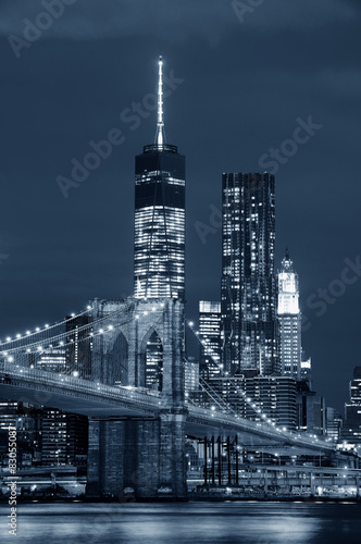 Fototapeta do kuchni Manhattan at night