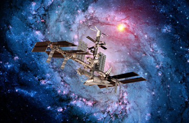 Wall Mural - satellite space station spacecraft