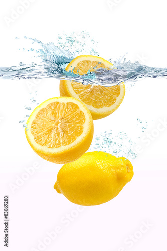 Naklejka - mata magnetyczna na lodówkę レモン