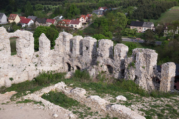 Wall Mural - The ruins of the castle in Rabsztyn 