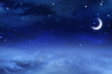 Wall Mural - abstract beautiful background, nightly sky