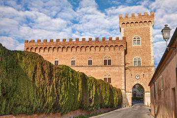 Wall Mural - castle of Bolgheri in Tuscany, Italy