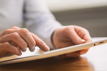 Woman Using a Tablet