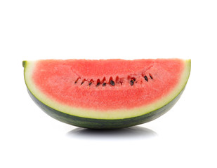 Wall Mural - water melon on white background