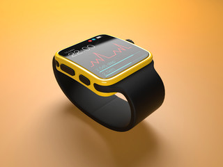 Smart watch technology with sport fitness tracker applications. 