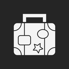 Poster - suitcase icon