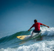 Surfer on the short board
