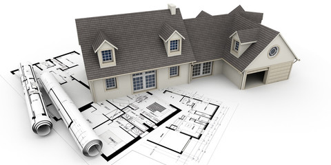Aufkleber - House conception