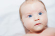 © petunyia - Portrait of a newborn girl with blue eyes