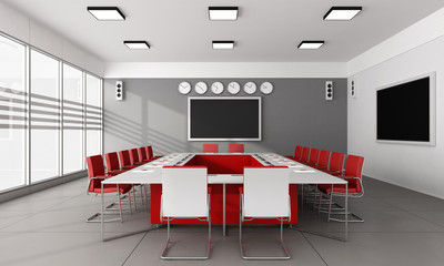 minimalist board room