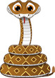 Illustration of a rattlesnake