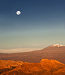 Full-moon in the Moon Valley, Atacama, Chile