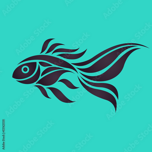Goldfish Logo Vector Stock Vector Adobe Stock Goldfish Logo Vector Stock Vector Adobe Stock