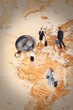 © WavebreakMediaMicro - Composite image of businessman walking while holding briefcase