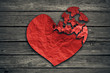 Broken heart breakup concept separation and divorce icon