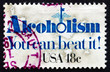 Postage stamp USA 1981 Alcoholism