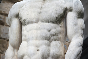 Sticker - chest of Hercules statue in Florence