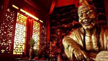 Chinese Buddhist Priest Statue In Phuket Thailand