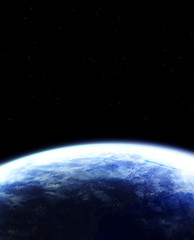 kind of the earth from space