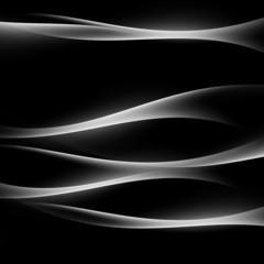 Wall Mural - Bright glow white lines modern background