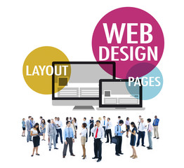 Sticker - Web Design Content Creative Website Responsive Concept