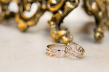 Two wedding rings