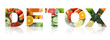 detox, healthy eating and vegetarian diet concept
