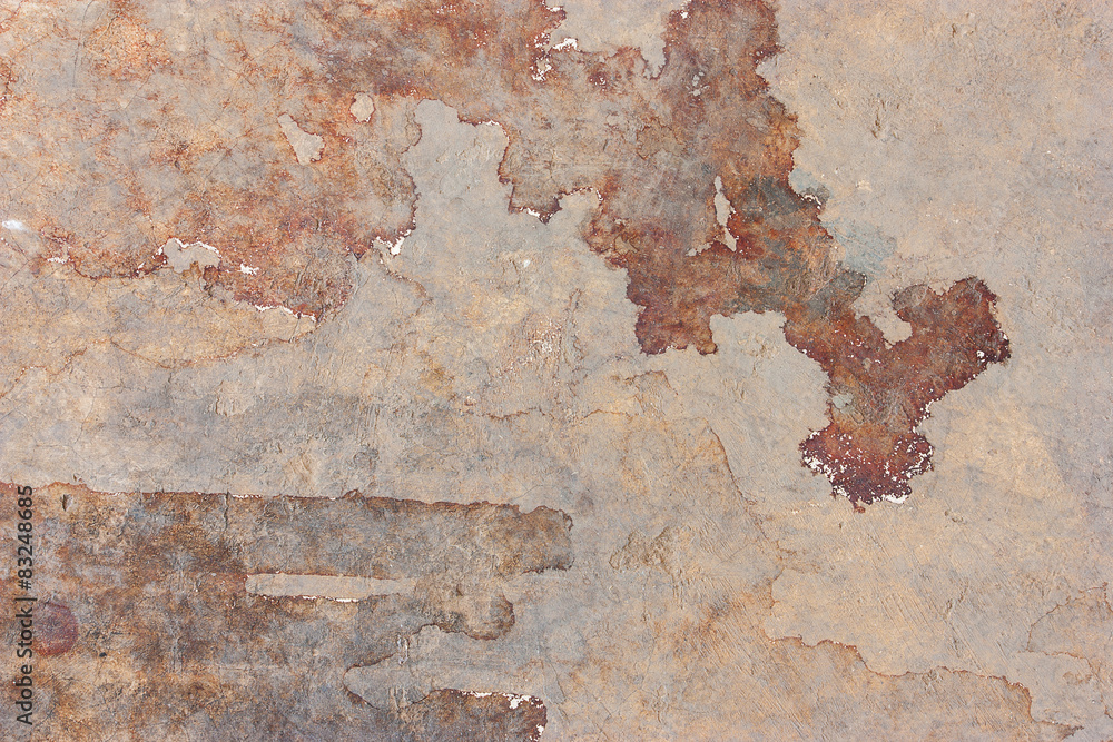 The cement floor, blood stains Stock Photo | Adobe Stock