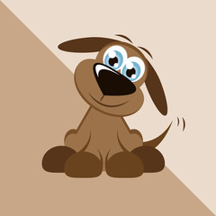 Fototapete - Cute dog