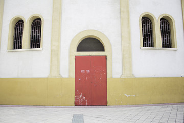 Wall Mural - Square building