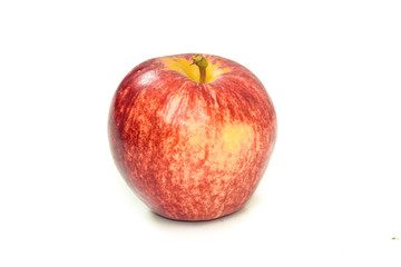 Wall Mural - Fresh red apple isolated on white background