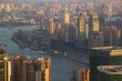 Business Shanghai city from above