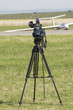 Video camera on airfield