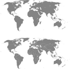 Fototapeta map of world