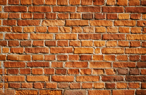 Fototapeta na wymiar wall of old brick for vintage background