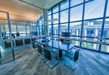 Empty meeting room in a modern office