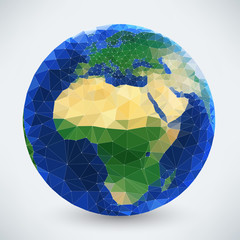 Aufkleber - Abstract illustration of Earth