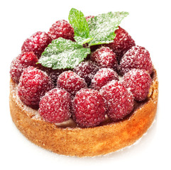 Raspberry tart.
