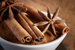 Cinnamon sticks and anise