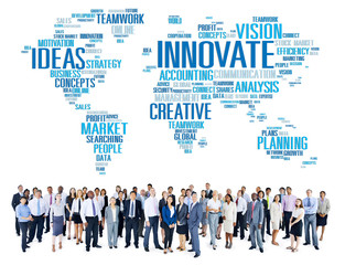 Poster - innovation inspiration creativity ideas progress innovate concep