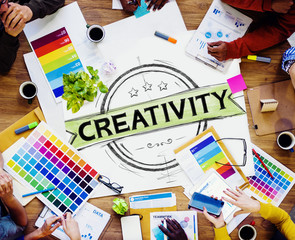 Wall Mural - creativity ideas innovation creative futuristic concept