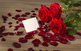 Fototapeta  - Rosen für Valentinstag und Muttertag
